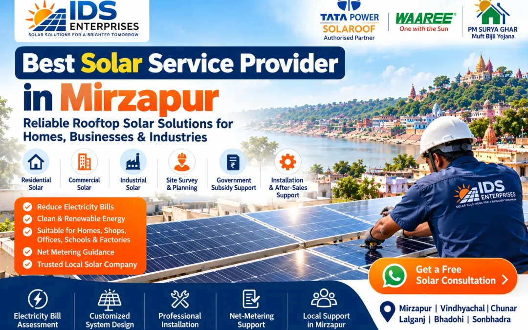 Best Solar Service Provider in Mirzapur – IDS Enterprises